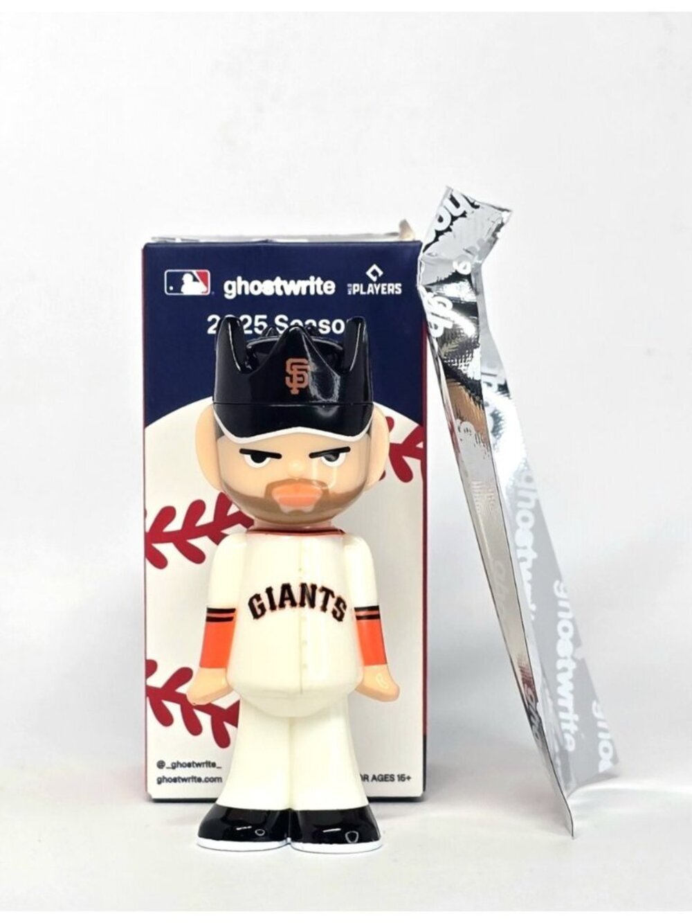 Justin Verlander 2025 Ghostwrite X MLB Game Face 1st Edition /1000 Giants - Picture 1 of 10
